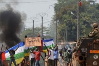 Centrafrique : Manif anti-France et annonce de sécession du pays 